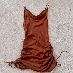 Free People burnt orange dress